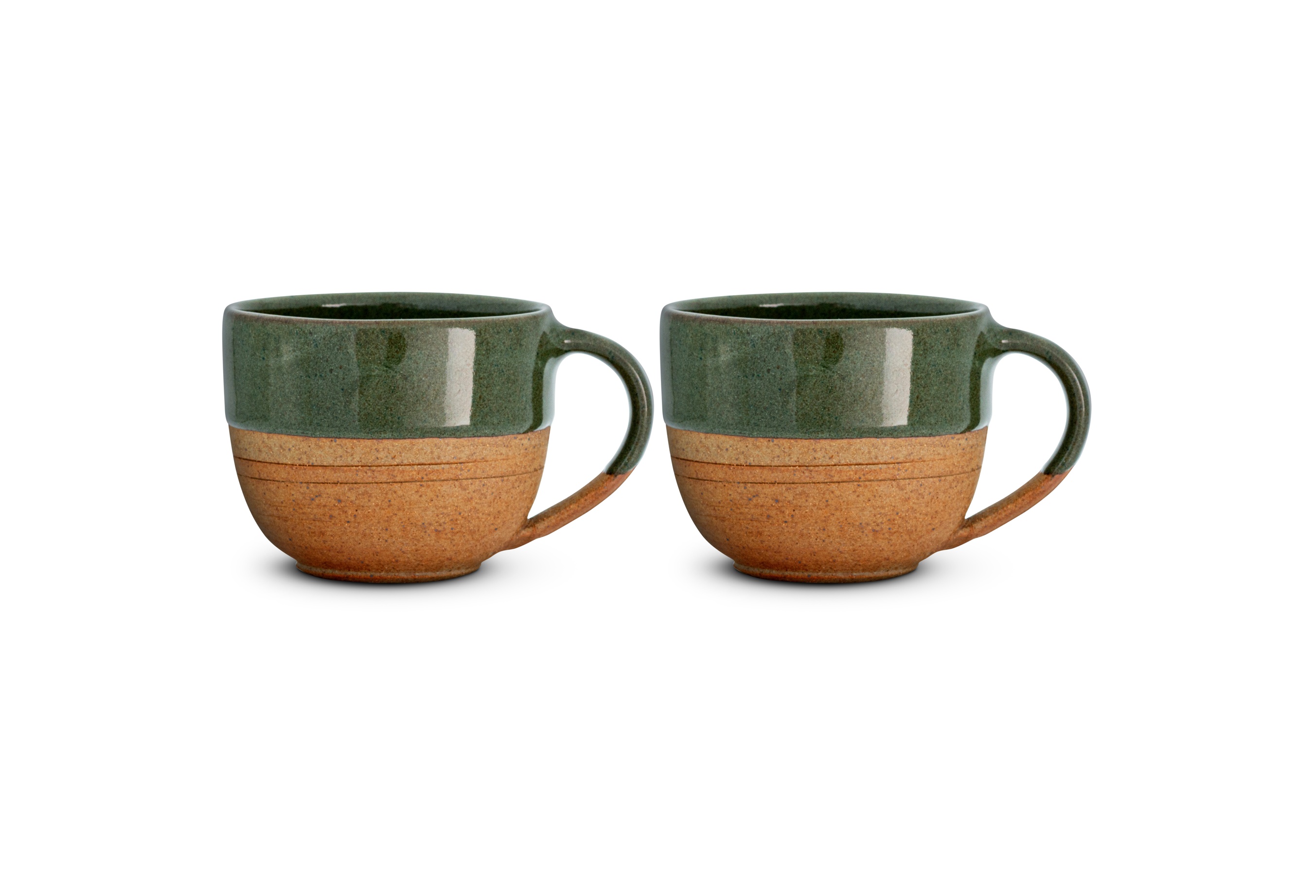 Mali Coffee Mug Forest Green Set of 2