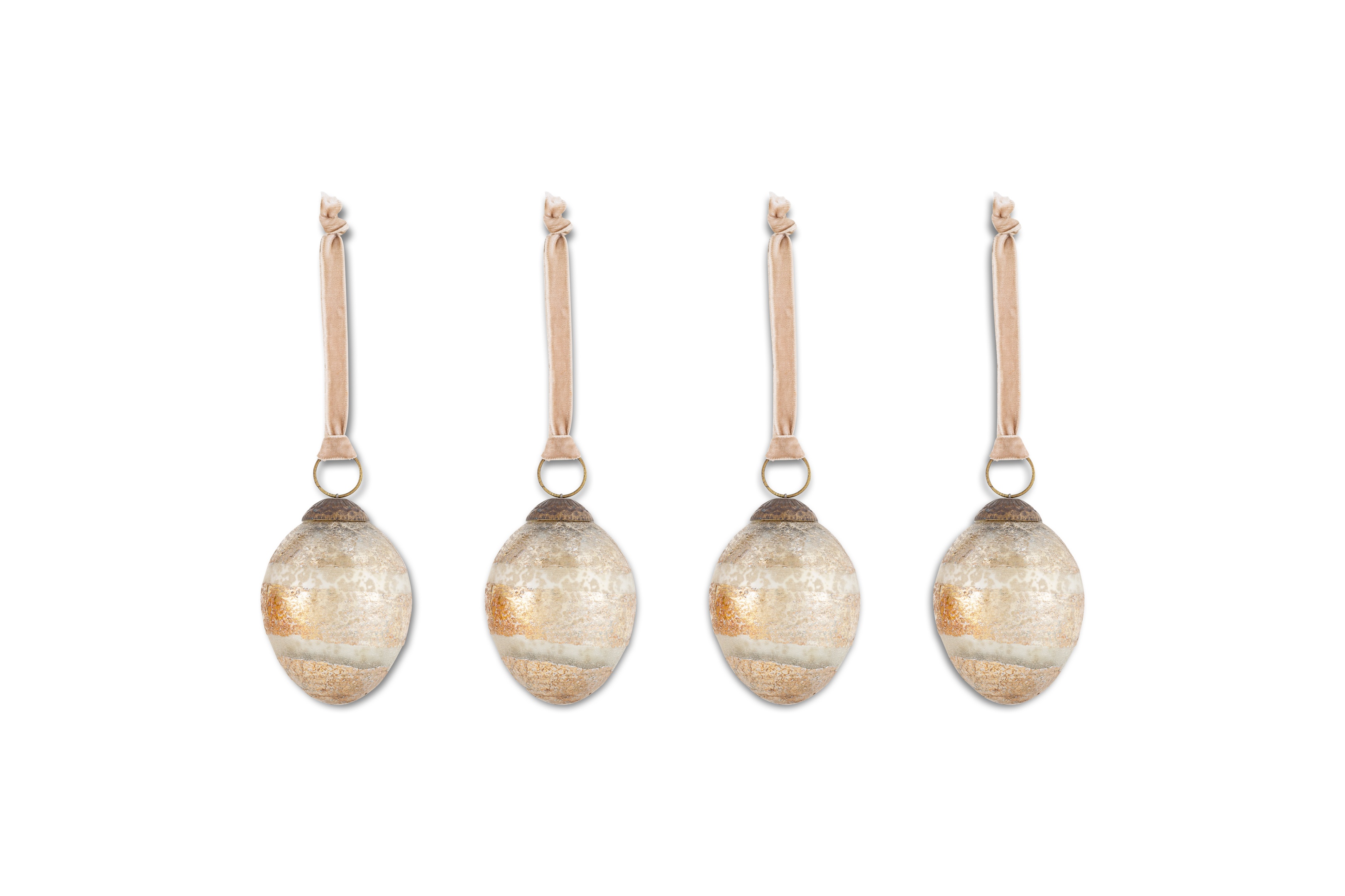 Viti Baubles In Gold £28 (Set Of 4) Nkuku.com