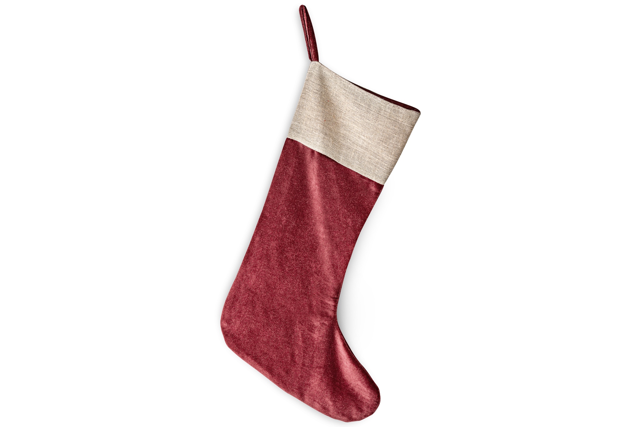 Karru Cotton Velvet Stocking Merlot