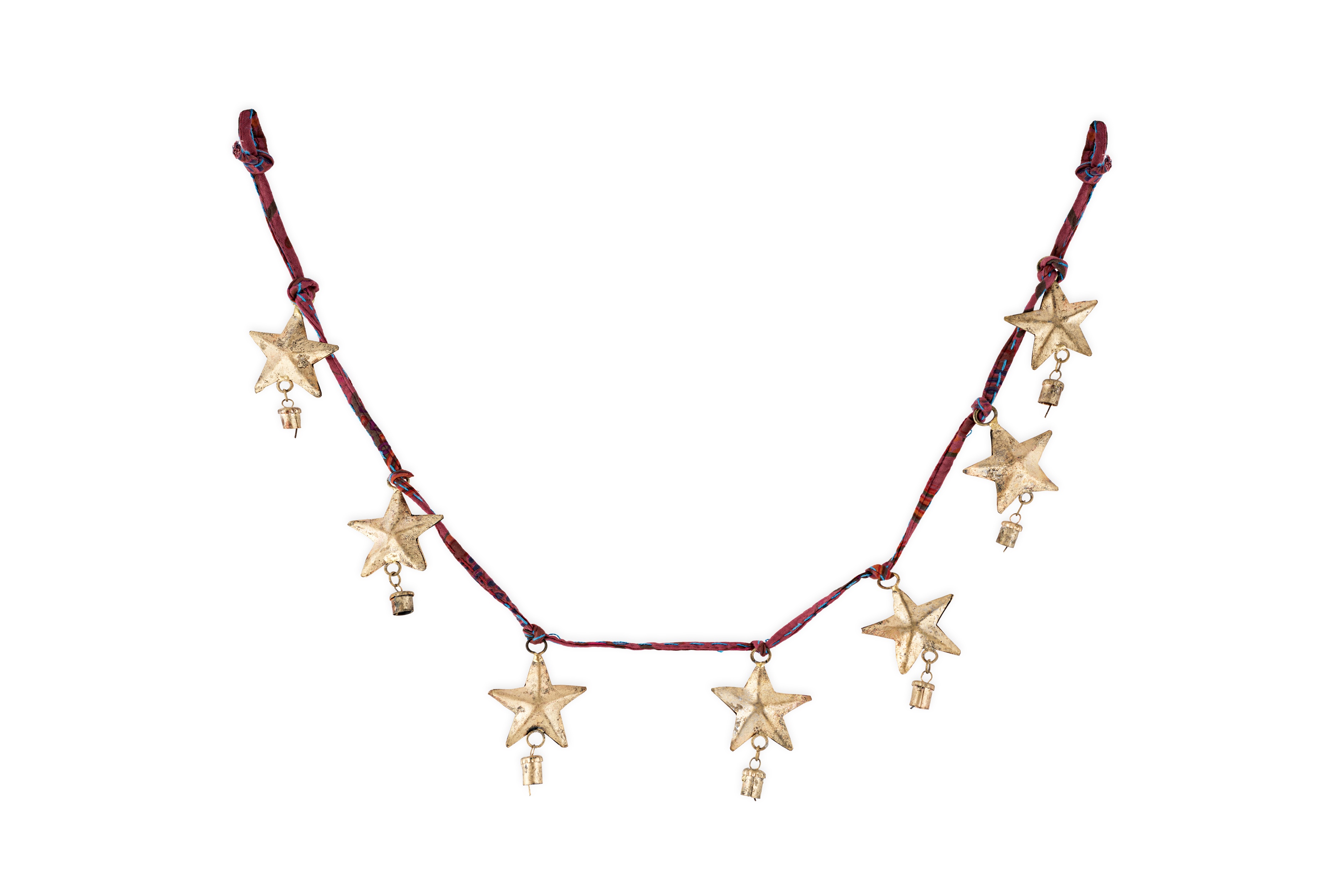 Didi Star Garland in Antique Brass