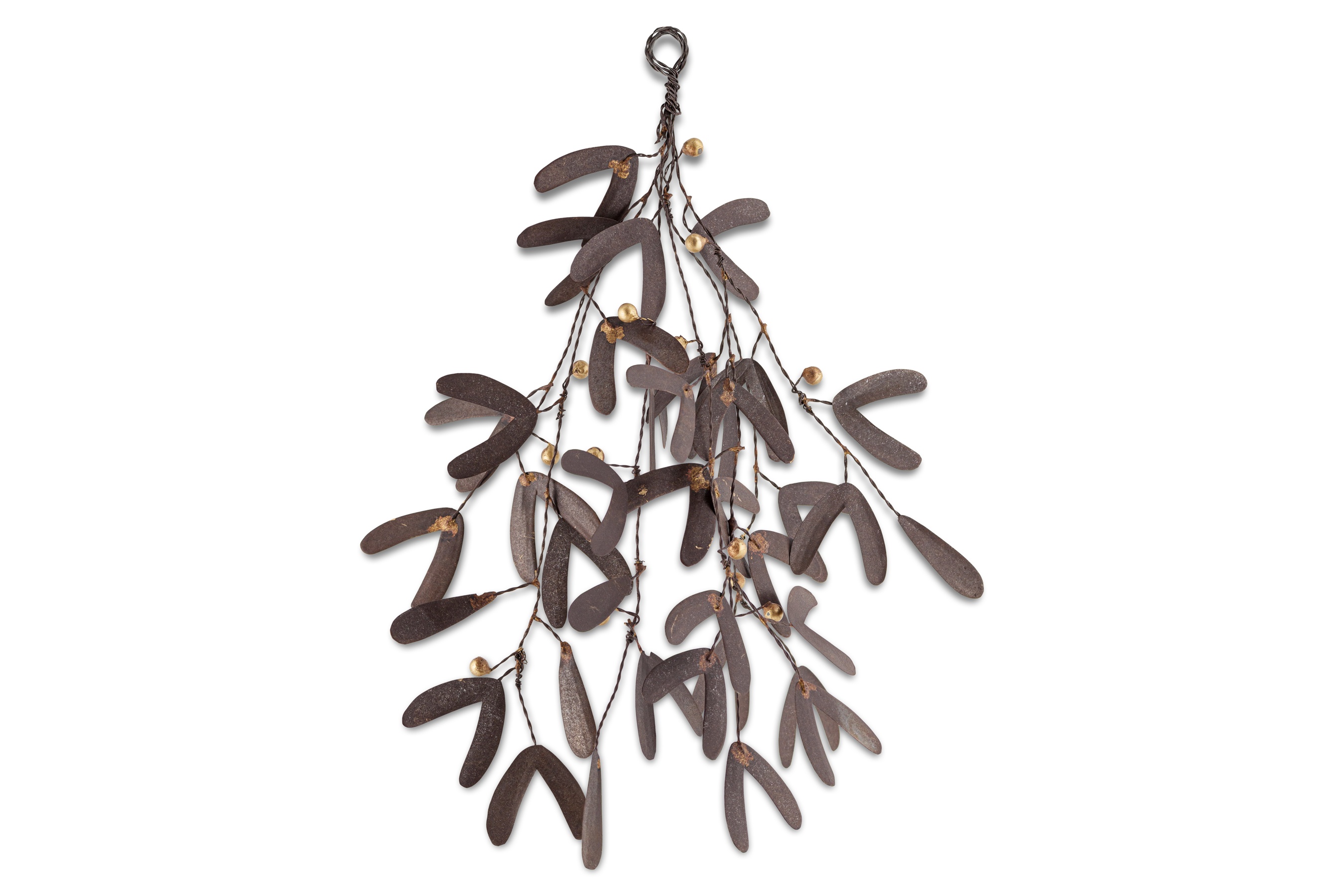 Avni Mistletoe in Antique Brass