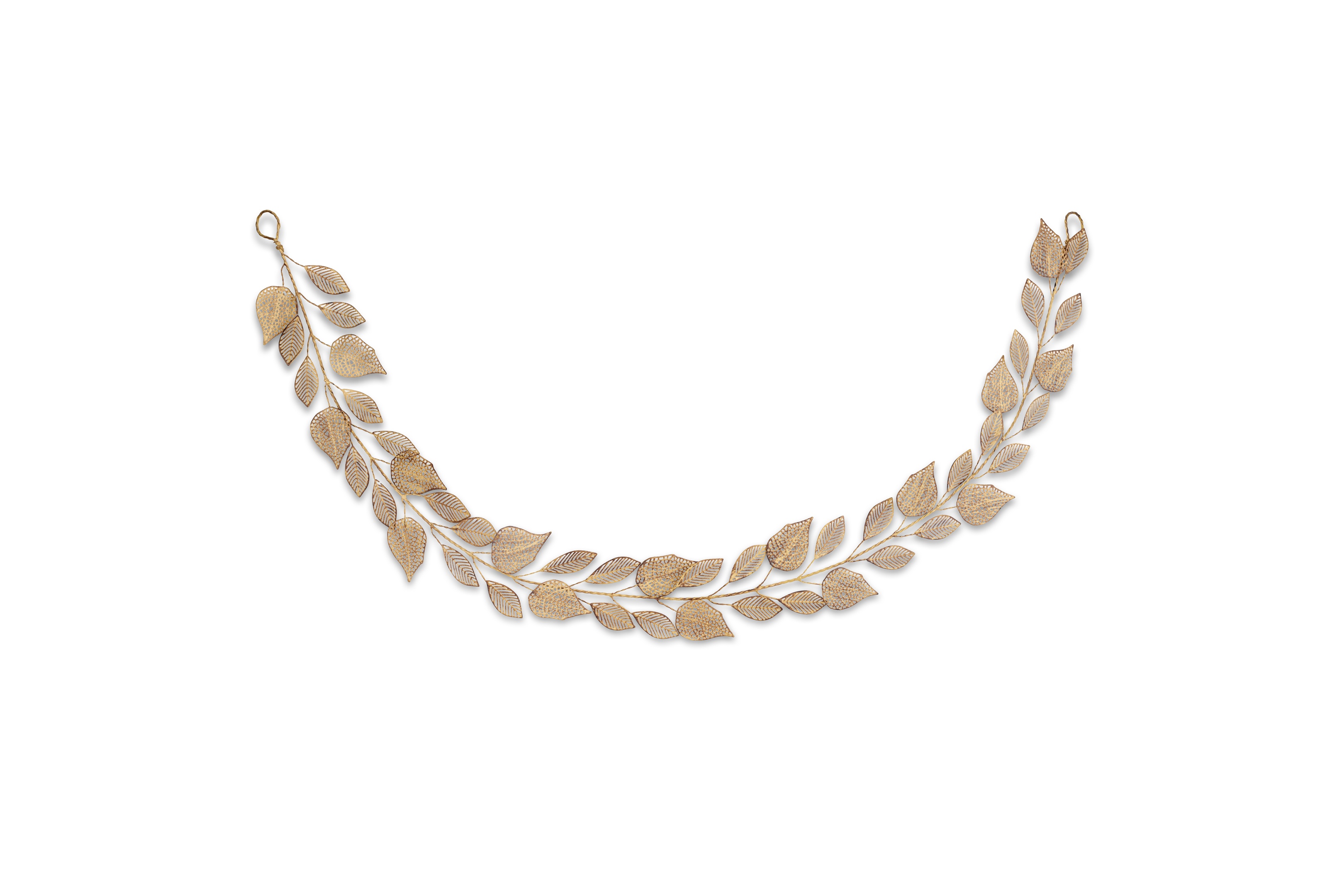 Charita Garland Antique Brass