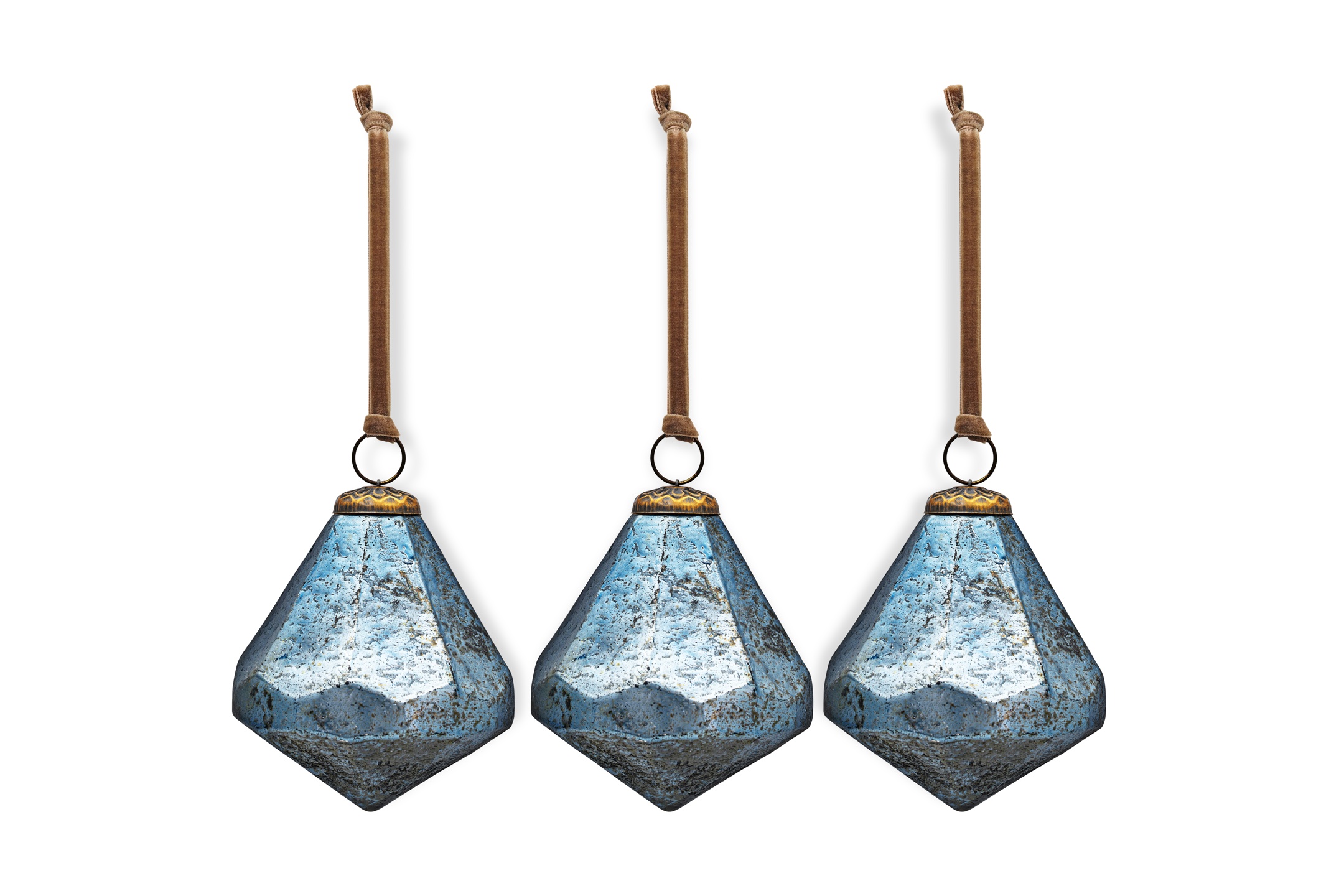Vikula Baubles  in Sea Foam Set of 3