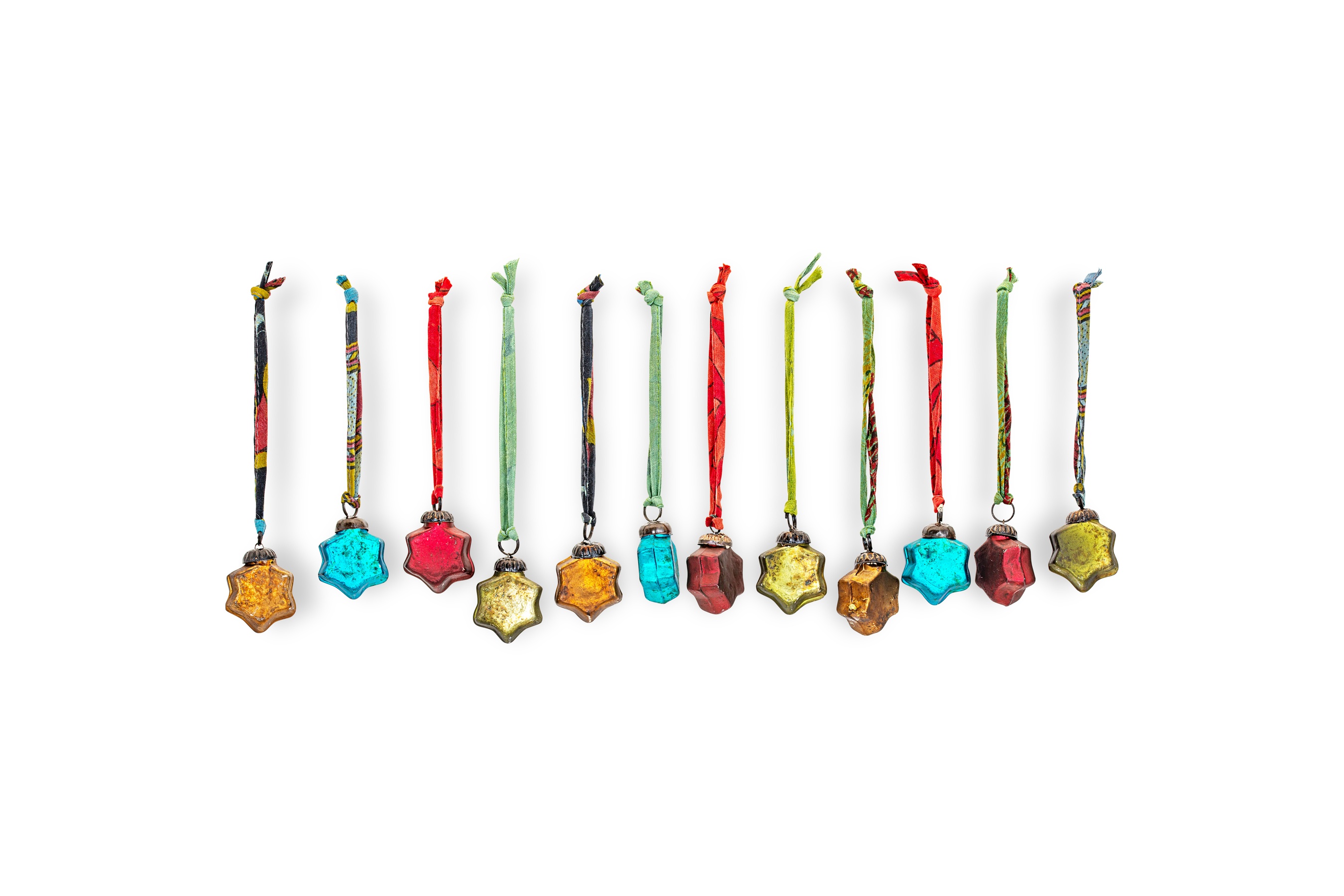 Oko Mini Star Baubles Set of 12