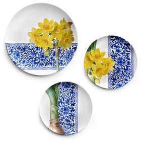 Daffodil Plate Set