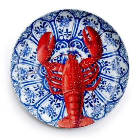 'Medallion' plate (lobster)
