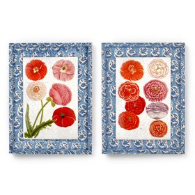 Framed Ceramic Panels Set of 2
