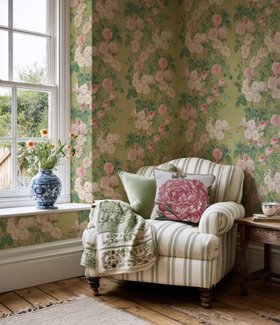 Jardin de Roses Wallpaper (Primrose)