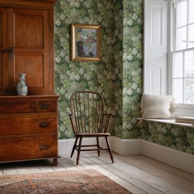 Renoir Peonies Wallpaper (Jardin Vert)