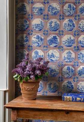 Octagon Landscapes Wallpaper (Delft)