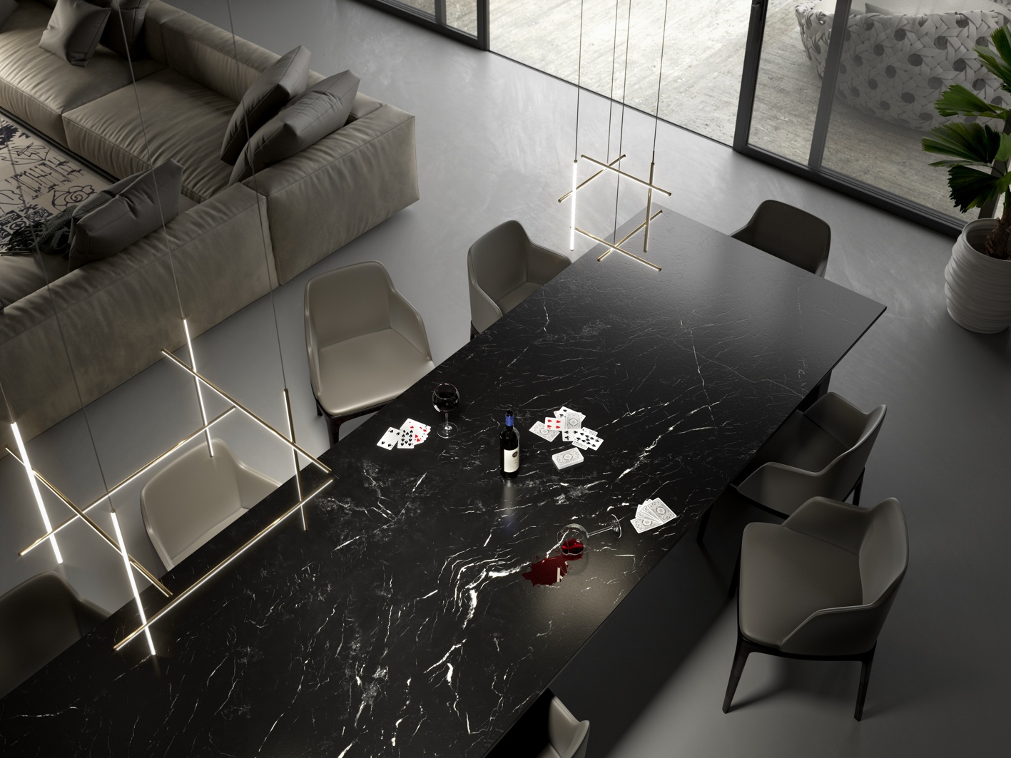 Noirblanc Lether Natural Stone Collection