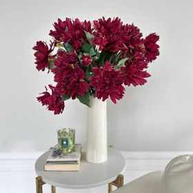 Artificial Burgundy Dahlia