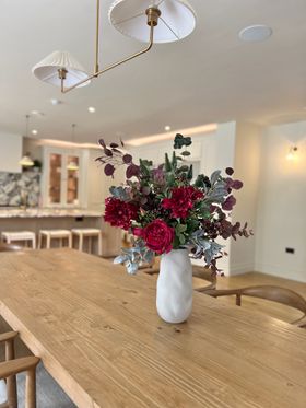 Burgundy Beauty Artificial Flower Bouquet