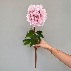Artificial Pale Pink Extra Large Peony