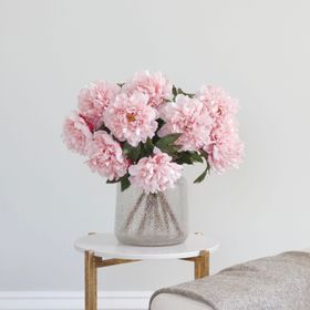 Artificial Pale Pink Extra Large Peony