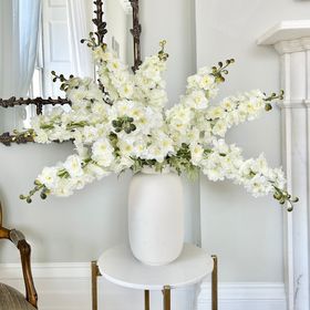 Artificial White Tall Delphinium