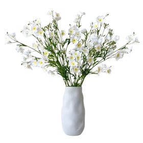 Artificial White Wild Delphinium Spray