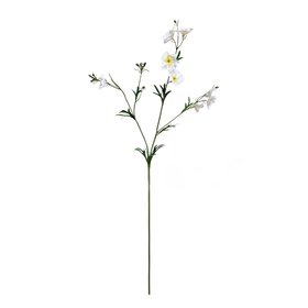 Artificial White Wild Delphinium Spray
