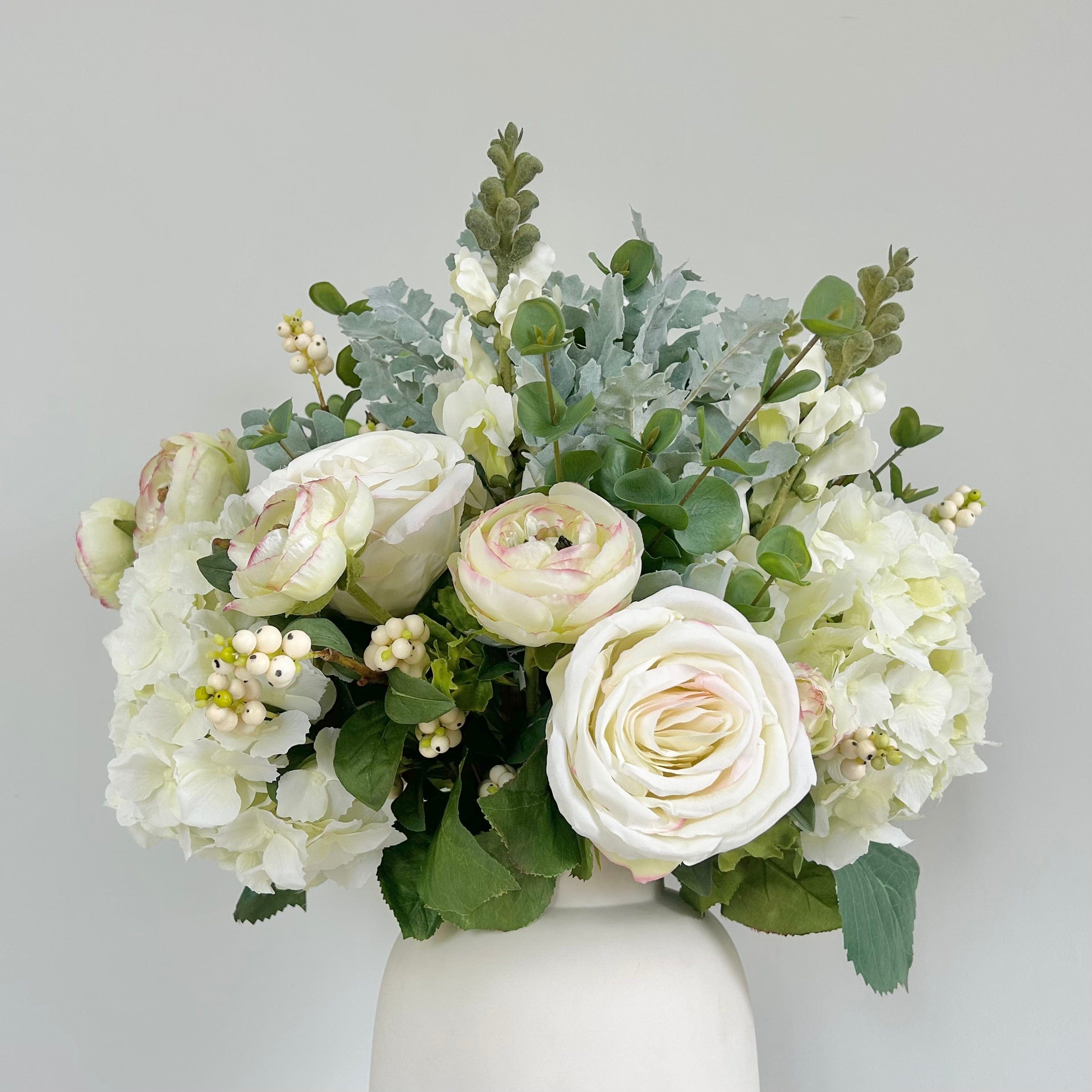 Snowberry Bliss Artificial Flower Bouquet