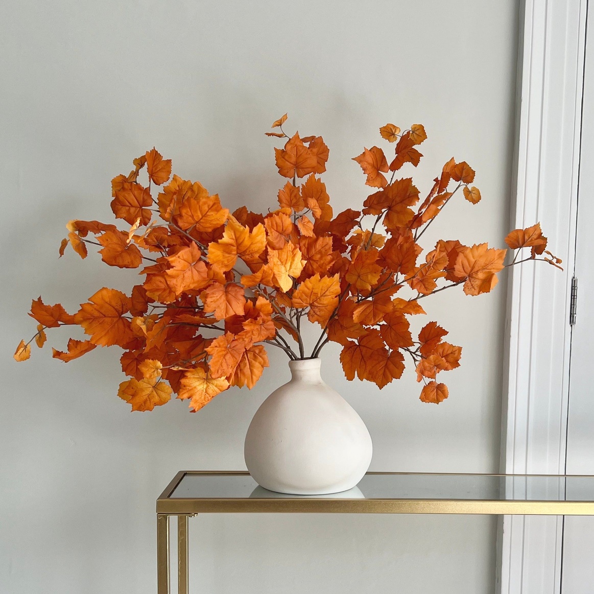 Artificial Orange Autumnal Leaves