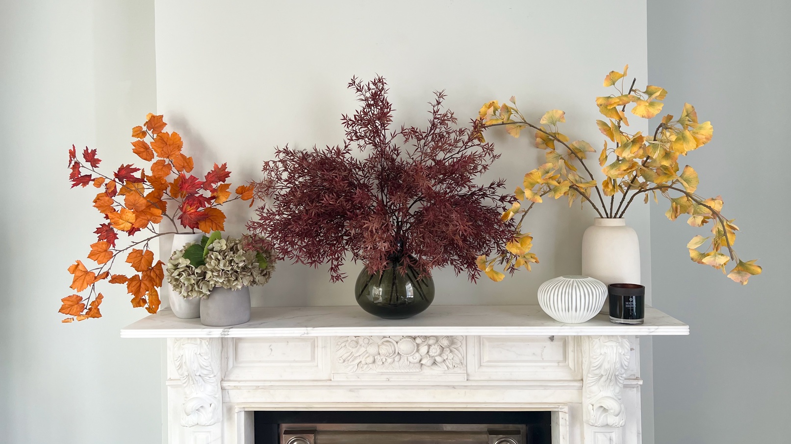Artificial Burgundy Acer Branch