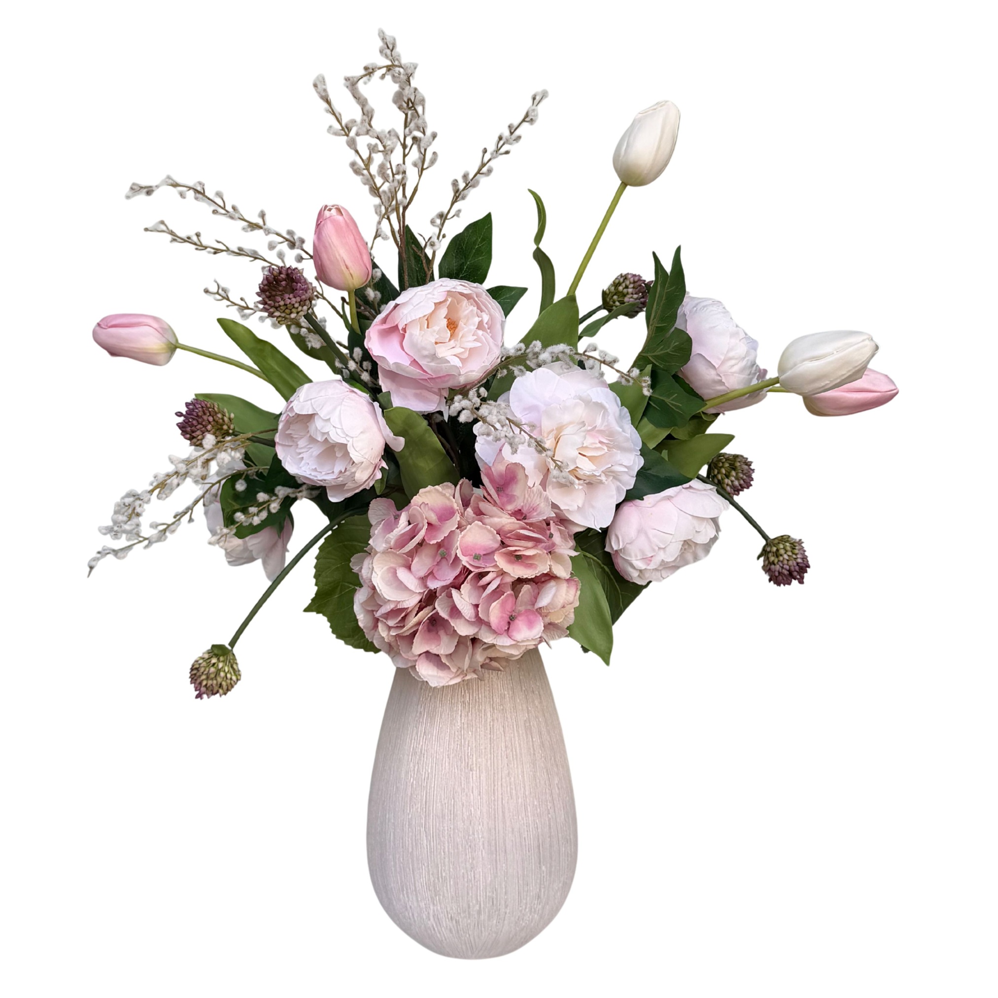 Born In June - Artificial Pearl Flower Bouquet & Vase