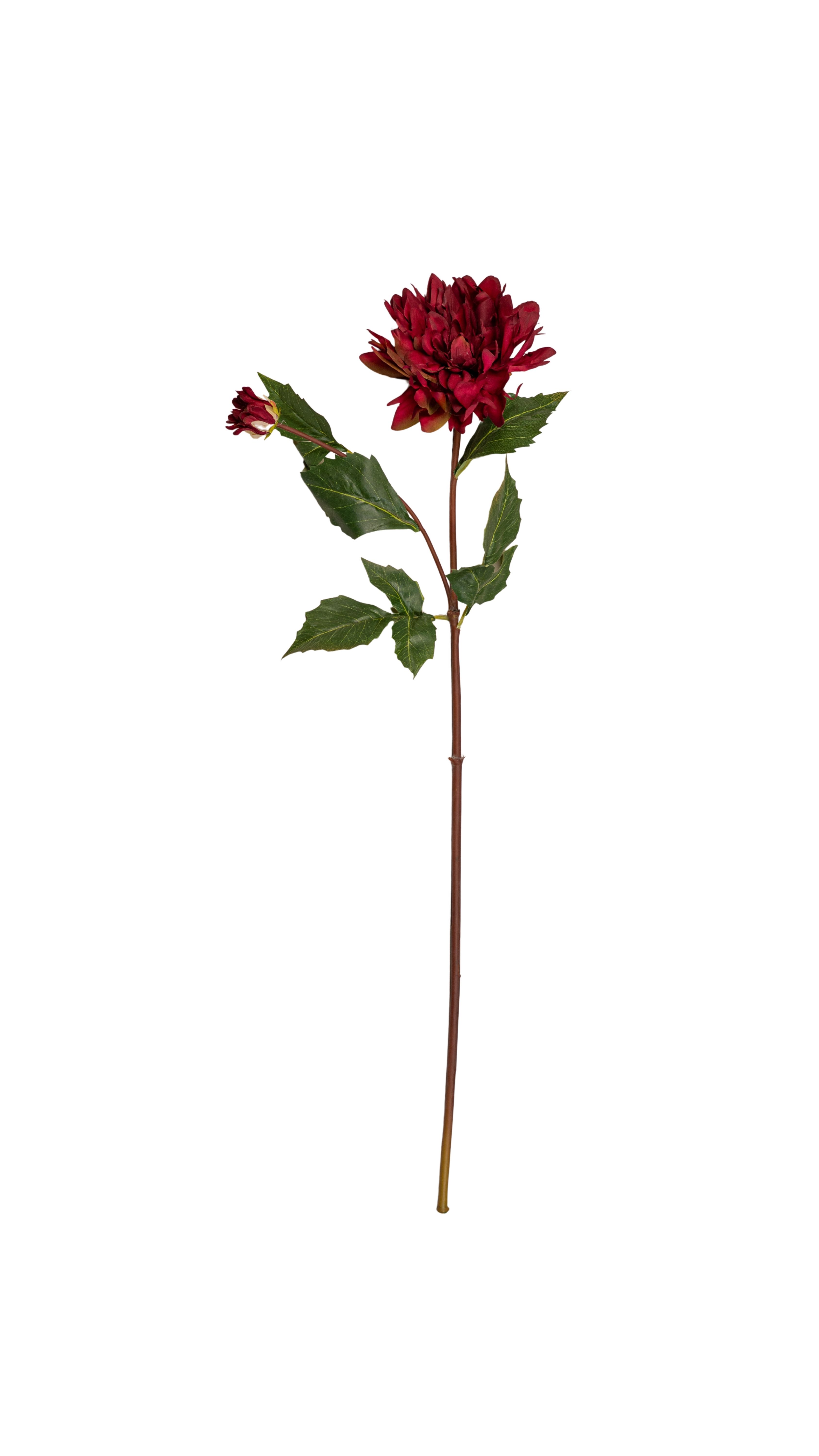 Artificial Burgundy Dahlia