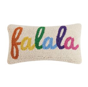 'FaLaLa' Festive Wool Hooked Cushion