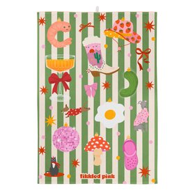 Christmas Charms Cotton Tea Towel