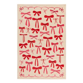 Bow Woven Cotton Tea Towel