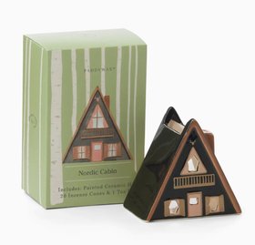 Nordic Cabin Tealight & Incense Holder