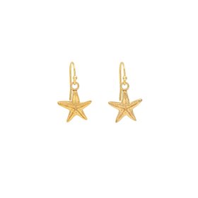 Gold Starfish Earrings