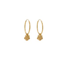 Gold Forget Me Not Earrings