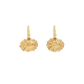 Gold Limpet Shell Earrings
