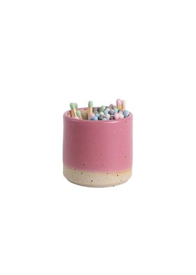 Limited Edition Fuchsia Match Striker Pot