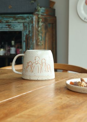 Personalised Child's Drawing Handmade Ceramic Mug