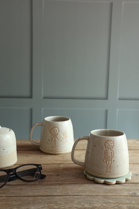 Personalised Child's Drawing Handmade Ceramic Mug