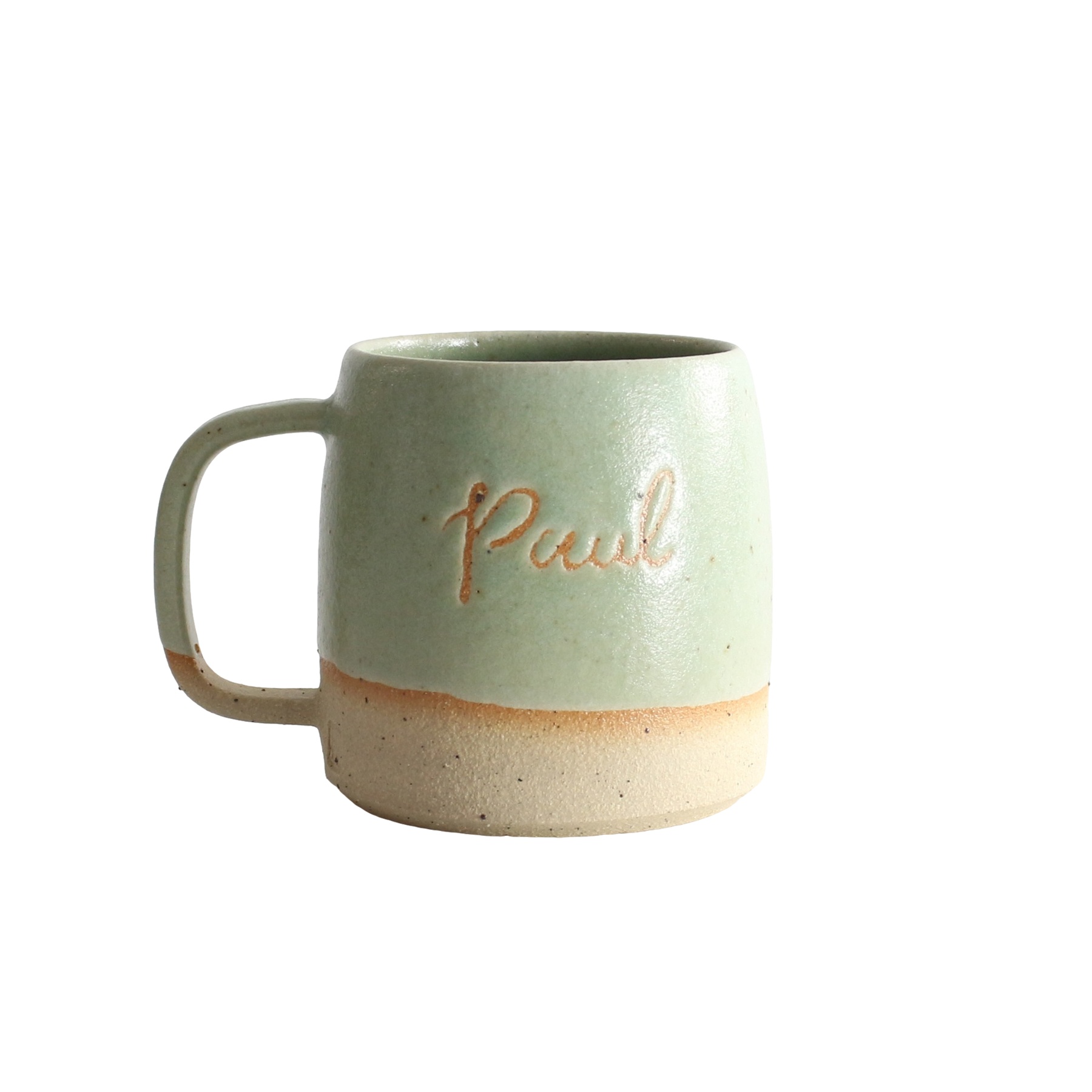 Personalised Name Mug Mint Green