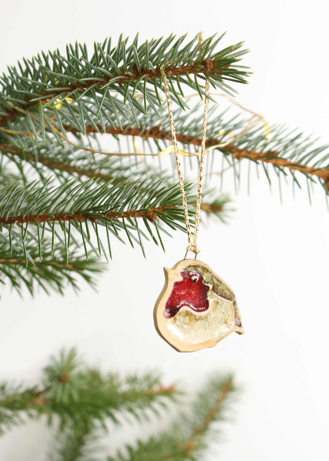 Robin Handmade Ceramic Christmas Decoration