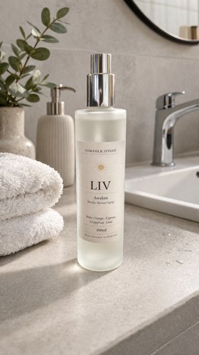 LIV — Awaken  Nordic Shower Spray | Bitter Orange, Cypress, Grapefruit, Lime