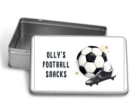 Personalised Football Tin