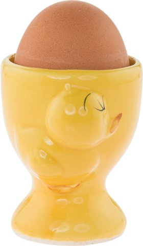 Vintage Novelty Chick Single Egg Cup - Bright Yellow