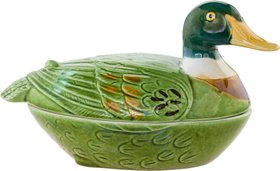 French Mallard Duck in green - Vintage Pieces at Liberty London