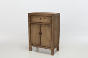 Emile Cabinet - Reclaimed Wood, Handcrafted 2 Door 1 Drawer Cabinet
