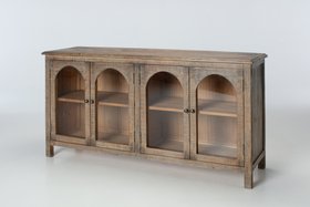 Delphine Sideboard - 1.6m Reclaimed Wood 4 Door Sideboard