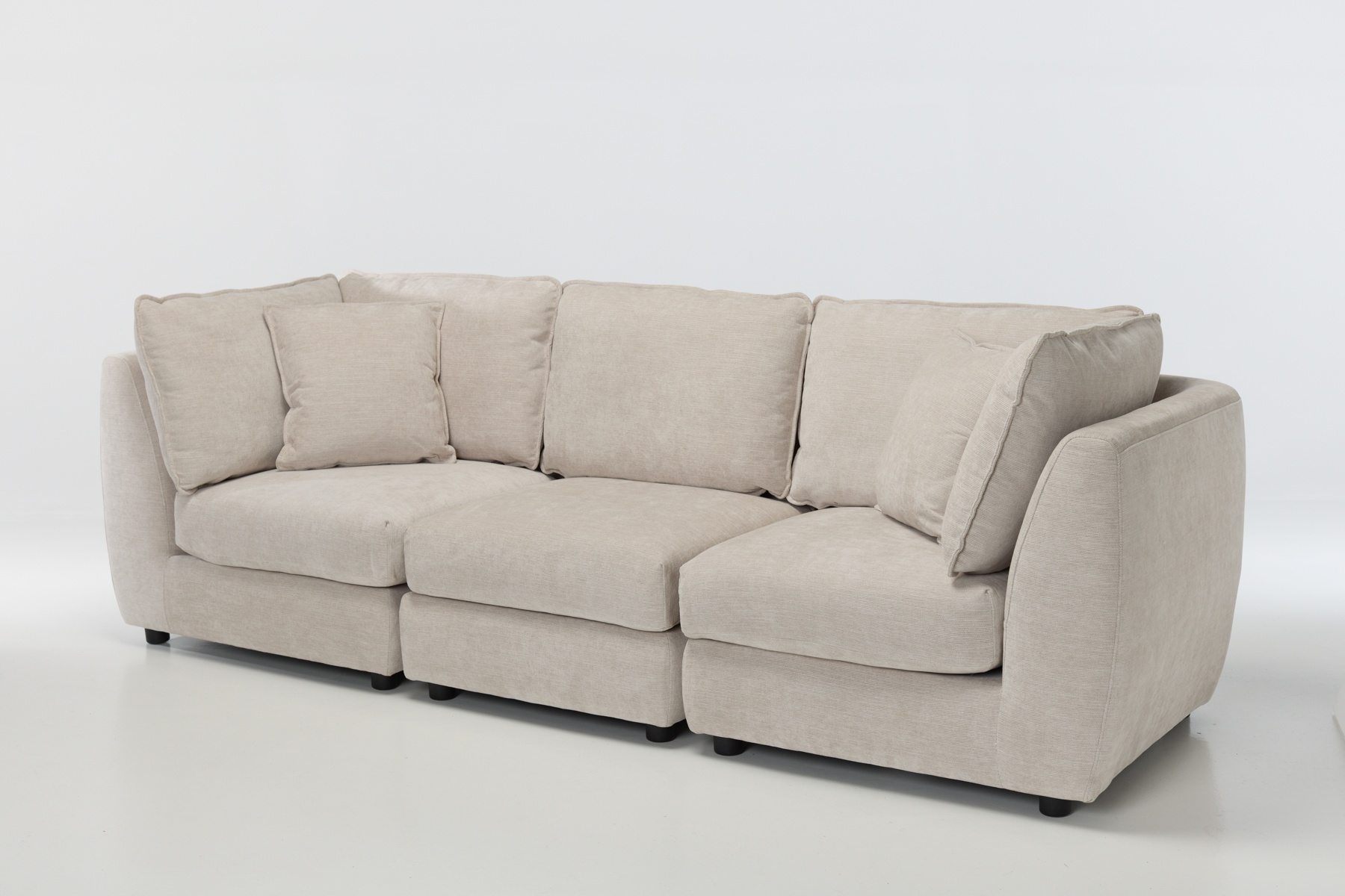 Marley Modular Sofa Range - 4 Seater Sofa (Seashell)
