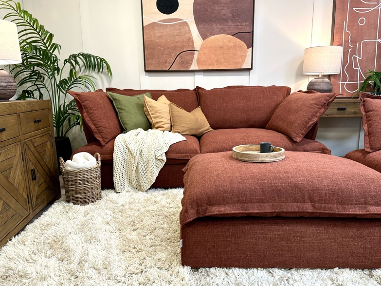 Aura Modula Sofa, Snuggle Chair & Footstool range