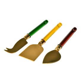 Multi Colour Cheese Knife Set
