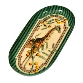 Enamel Giraffe Tray