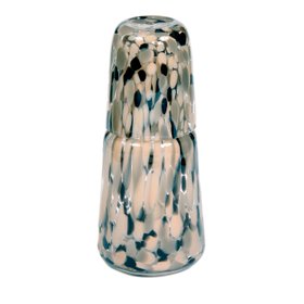 Black and Taupe Speckled Night Set